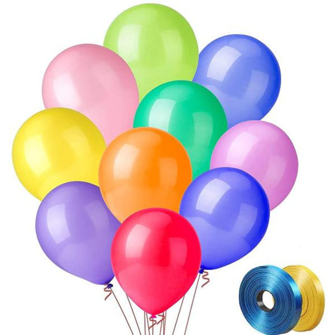 PARTY 10 S CLRD BALLOONS 12927 BC
